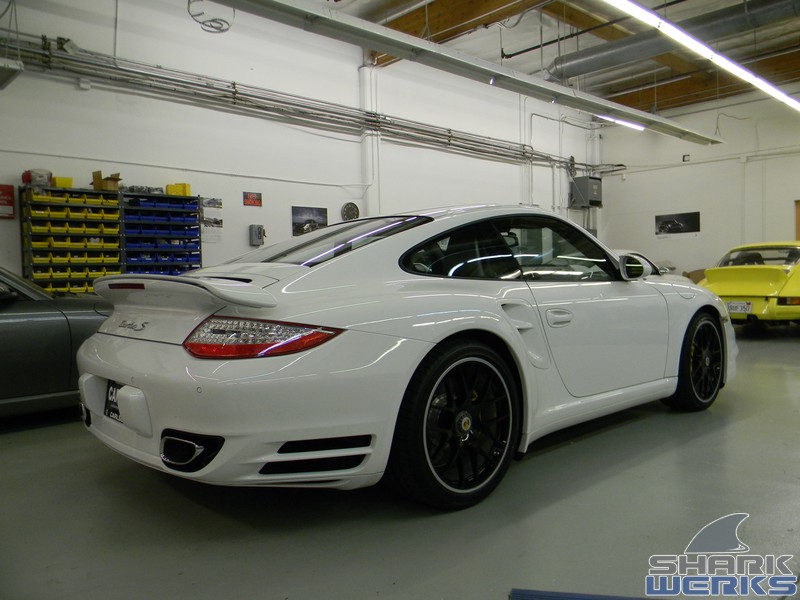 Porsche 2012 997 Turbo S With HRE CL40 Wheels, EVOMSit & Tubi Exhaust  Project - Shark Werks
